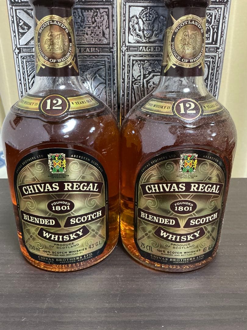 CHIVAS REGAL 12年 ブレンデッドスコッチウイスキー 2本セット
