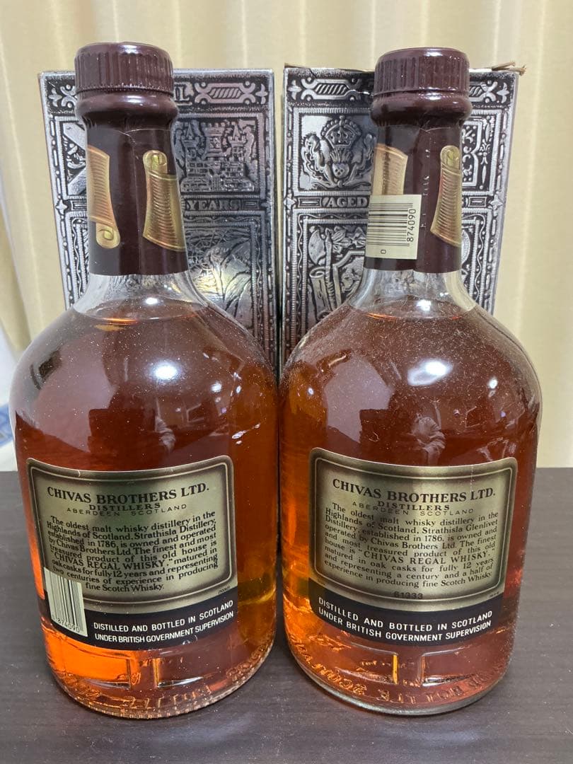 CHIVAS REGAL 12年 ブレンデッドスコッチウイスキー 2本セット