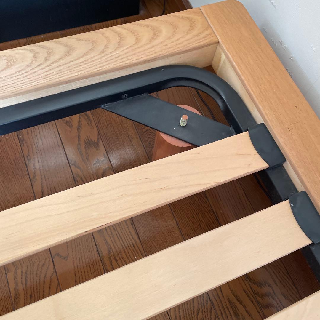 よっぴ　無印良品　木製　スモールベッドフレーム