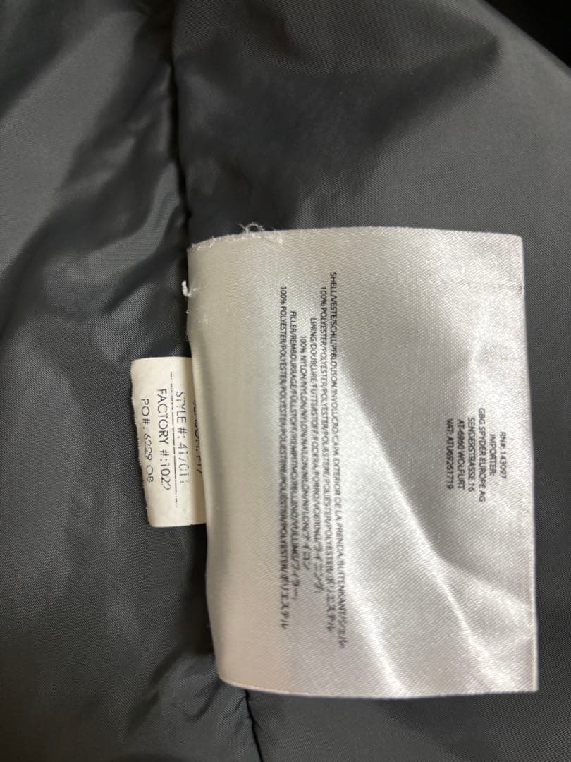 Spyder スキーウェア フード付き クリーニング済み 値下げ可