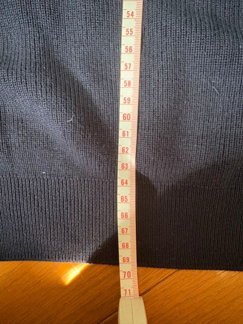 ルイヴィトン　ネイビー ハイネックセーター Lサイズ