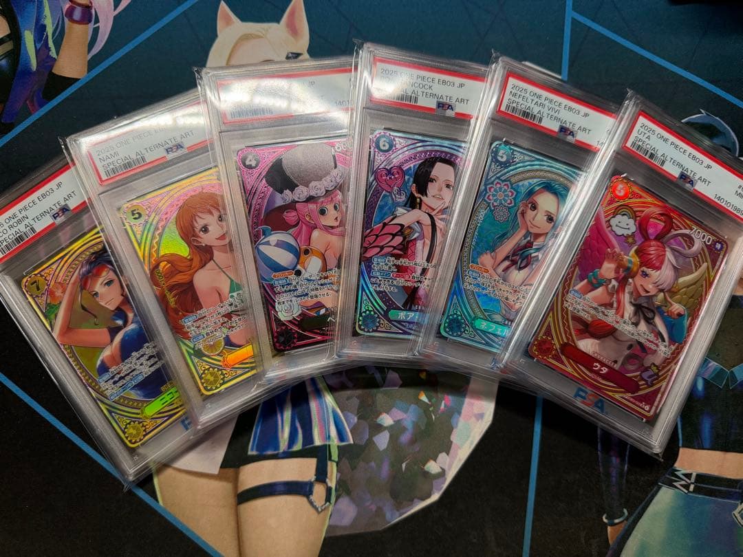 ワンピースカード EB-03 SR-SPC PSA 6枚セット