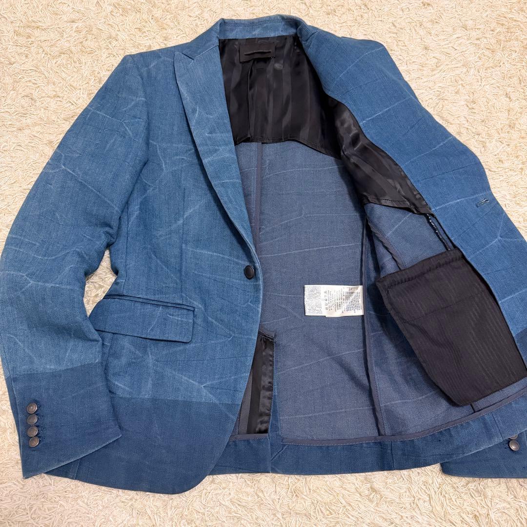 イタリア製　ディーゼル　テーラードジャケット　デニム　L相当　メンズ