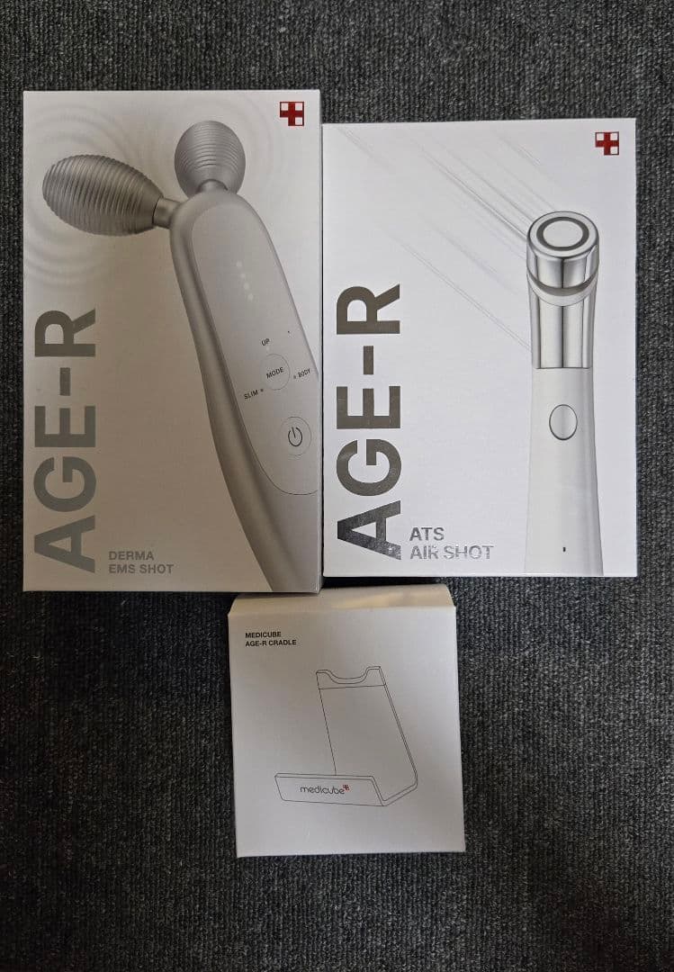 AGE-R DERMA EMS SHOT & ATS AIR SHOT セット