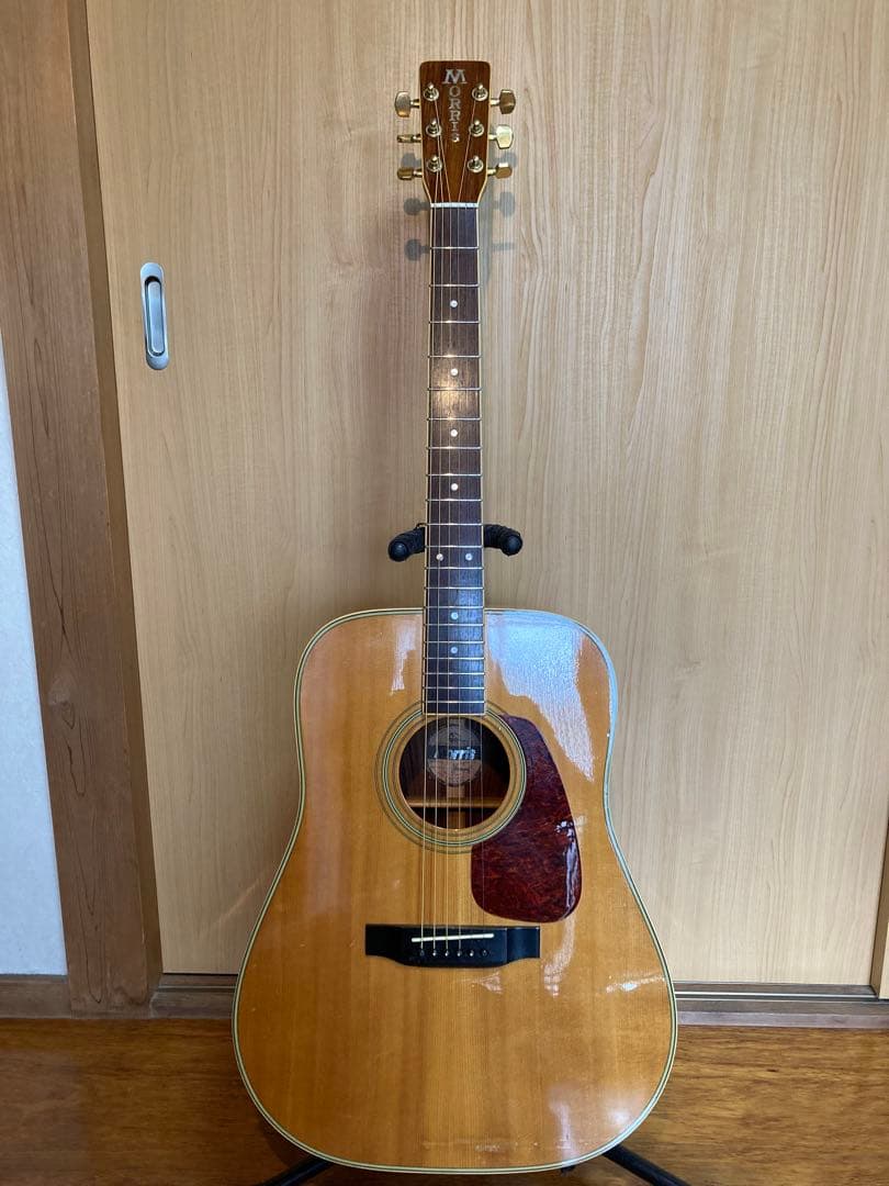 モーリスアコースティックギタージャパンヴィンテージ　ハードケース付　morris