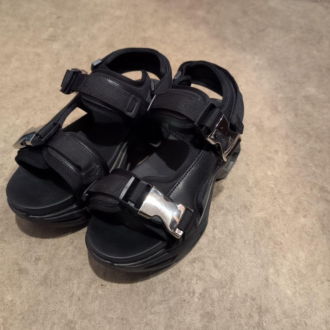 ビルディングソールサンダル ブラック