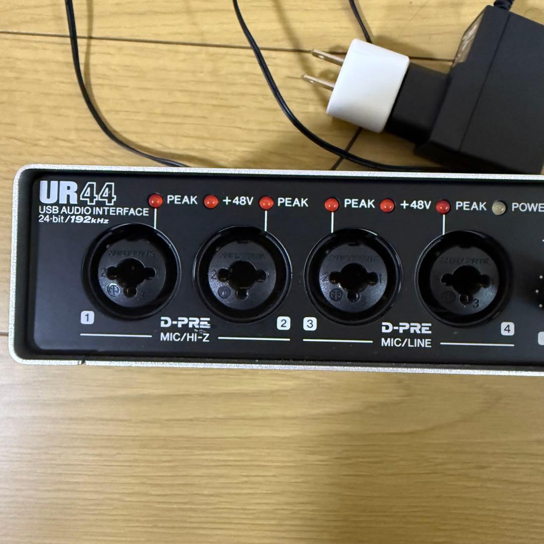 【動作OK】SteinbergUR44オーディオインターフェース 6in4out