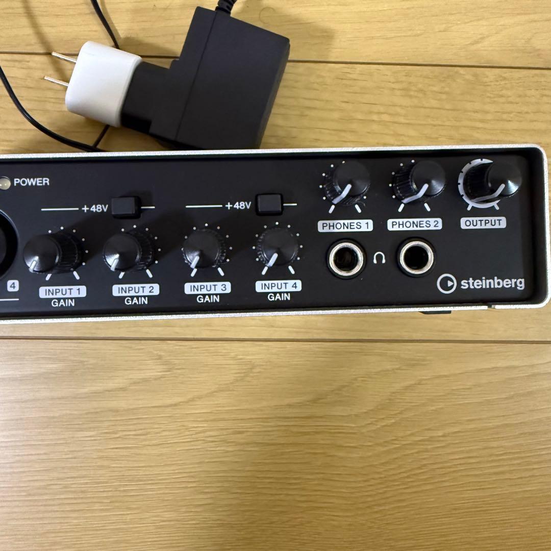 【動作OK】SteinbergUR44オーディオインターフェース 6in4out