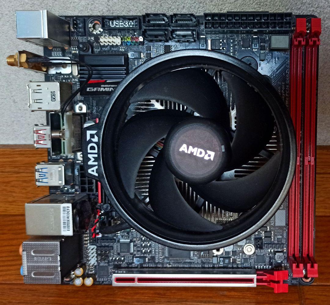 え*ん様 Ryzen 5 2600X + B350 mini ITX + クーラ