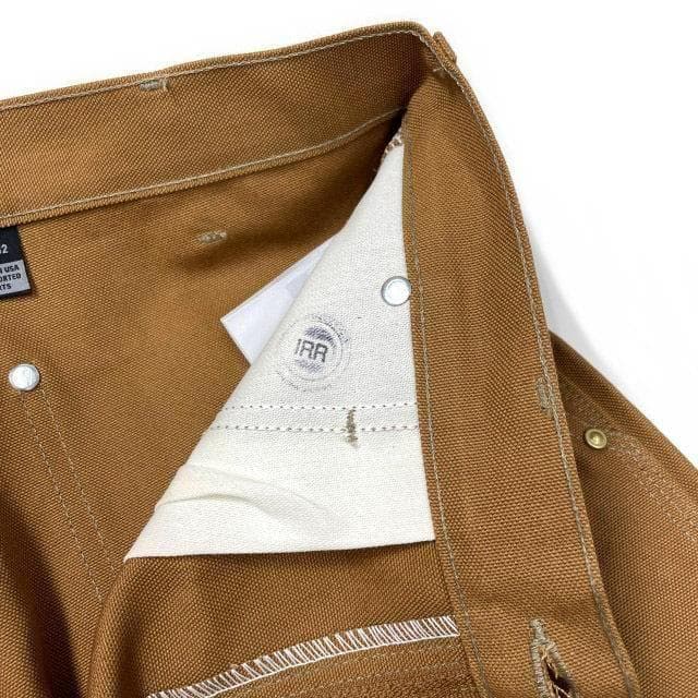 カーハート ワークパンツ US購入 ダブルニー(34×32)茶 181218