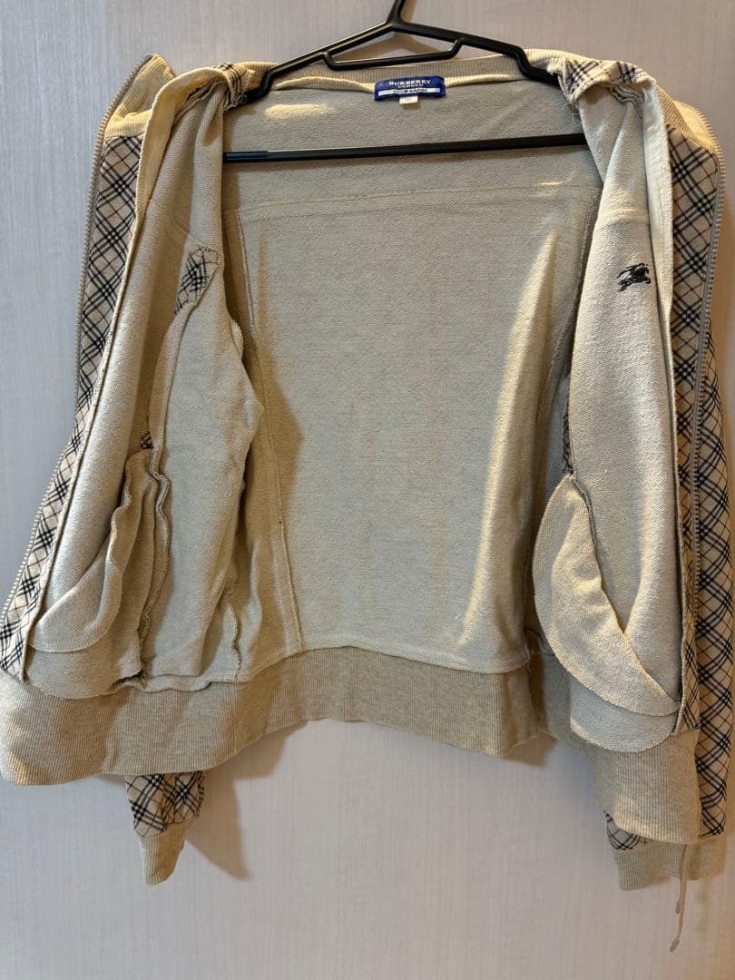 BURBERRY　バーバリー チェック柄 パーカー ベージュ