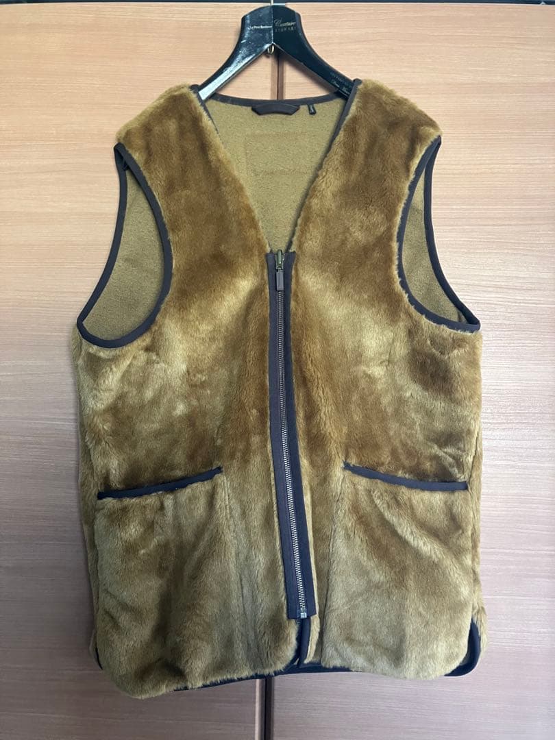 あっきーな　Barbour ファー ベスト 38