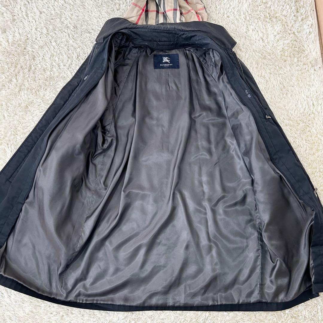希少✨ バーバリー XL ダウンライナー コート ロング 3way ノバチェック