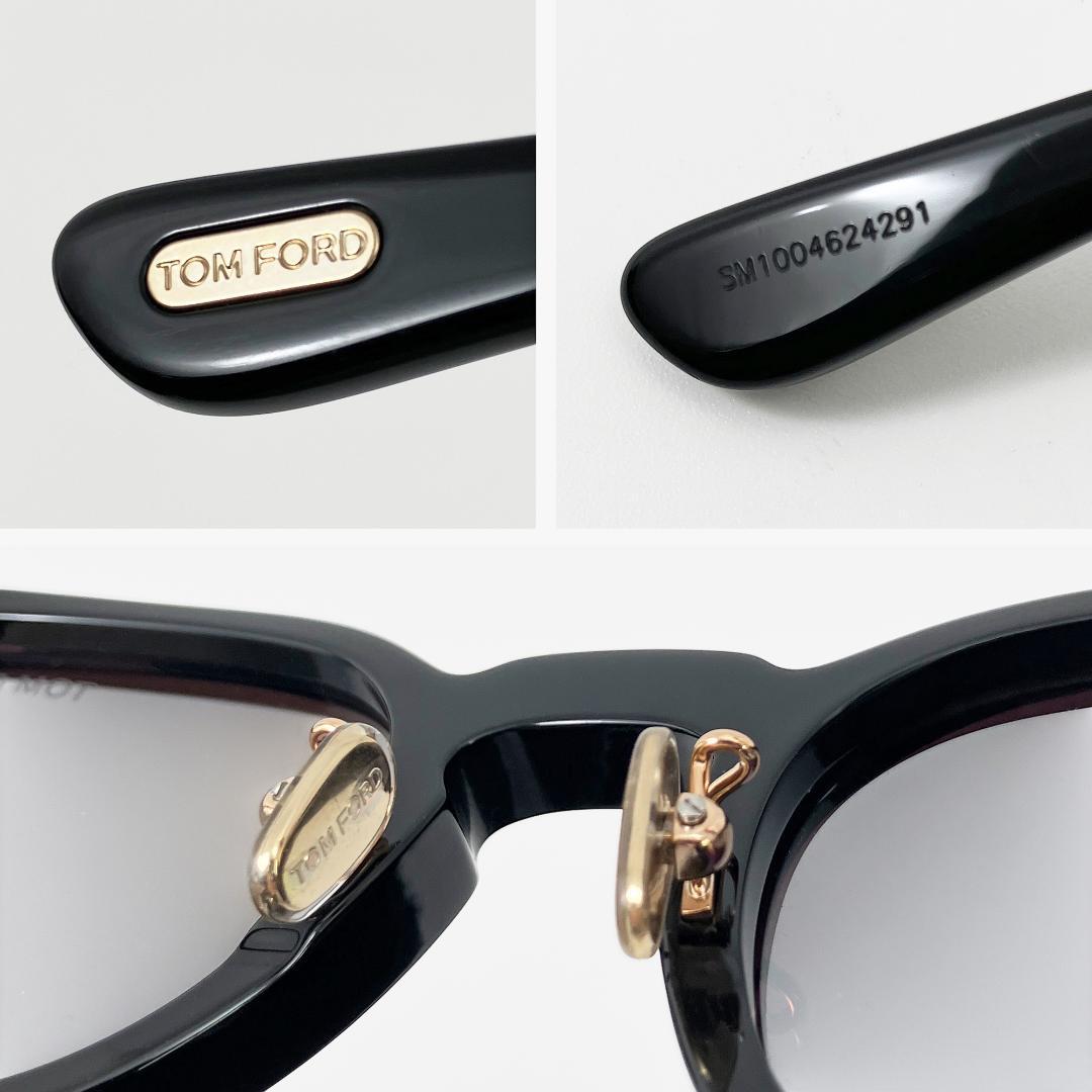 定価7万【極美品】トムフォード サングラス 黒　TF1230-D 日本企画 太縁