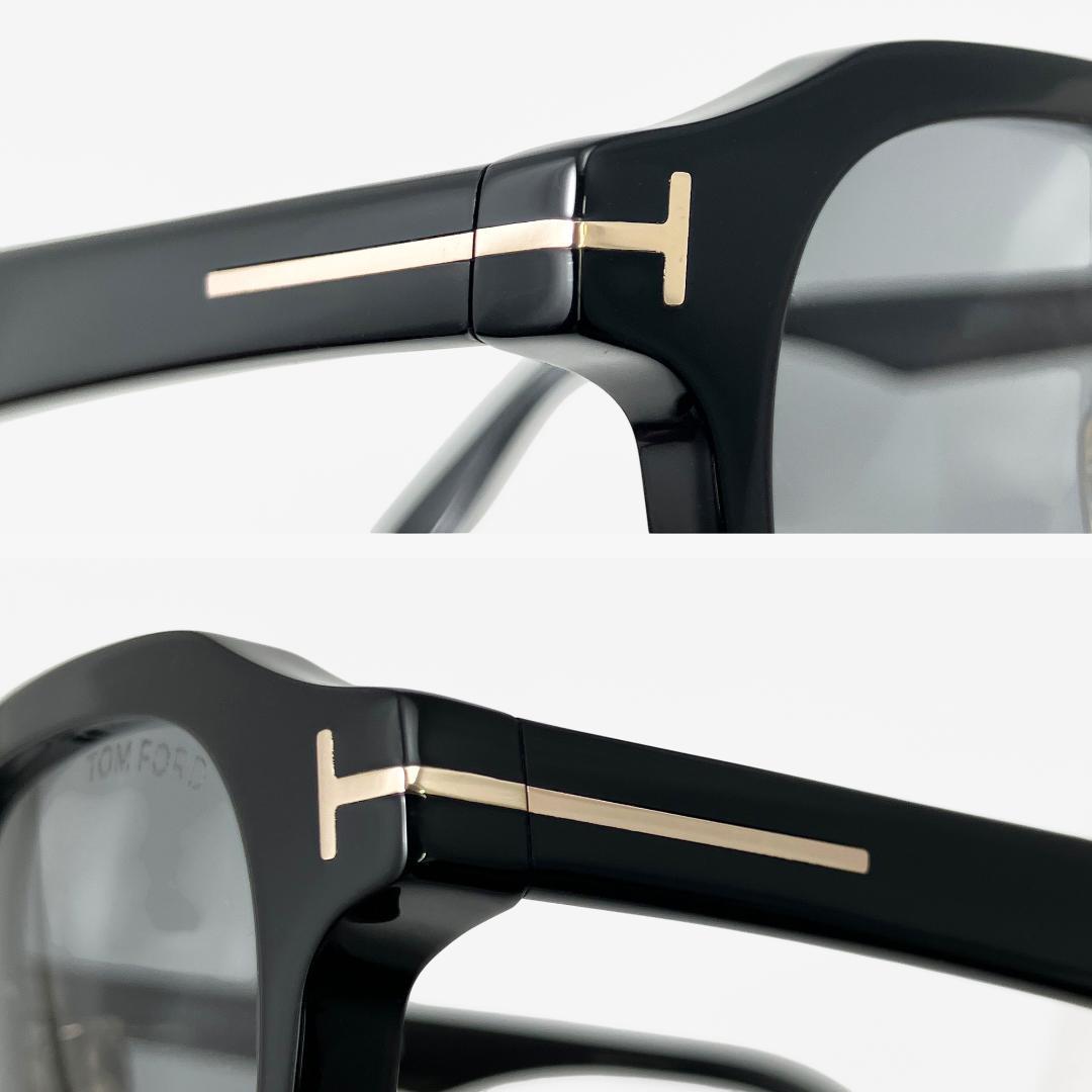 定価7万【極美品】トムフォード サングラス 黒　TF1230-D 日本企画 太縁