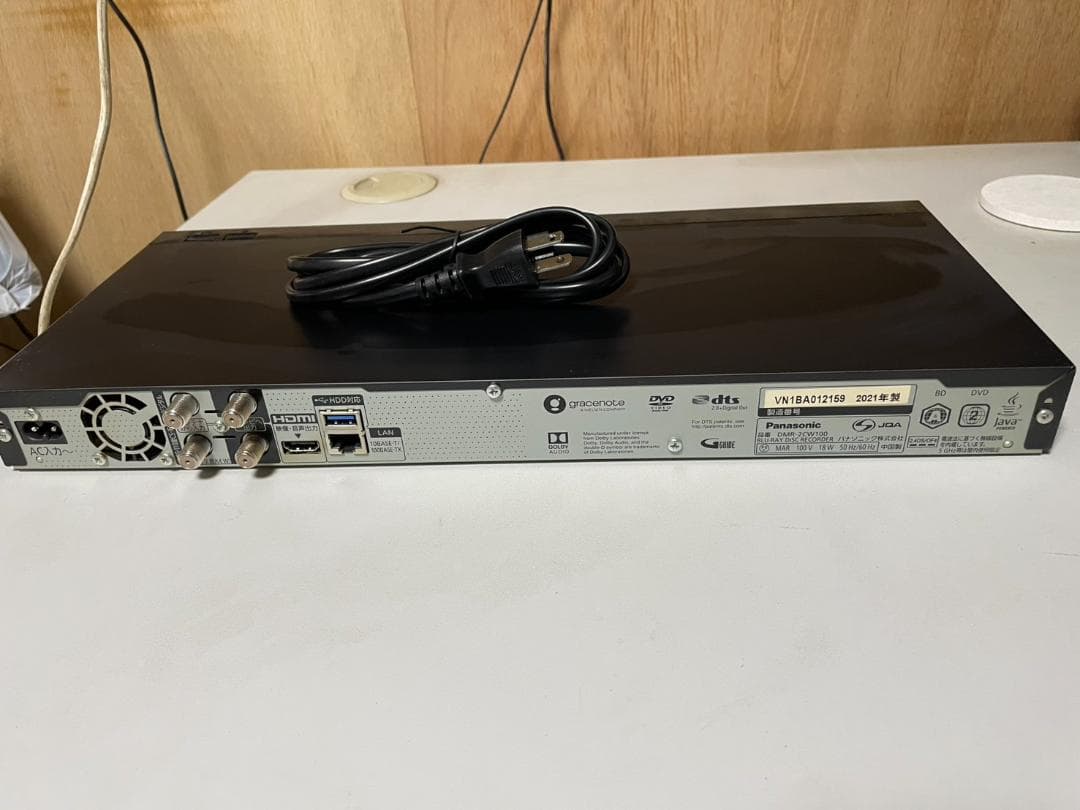 Panasonic Blu-ray対応レコーダーDMR-2CW100