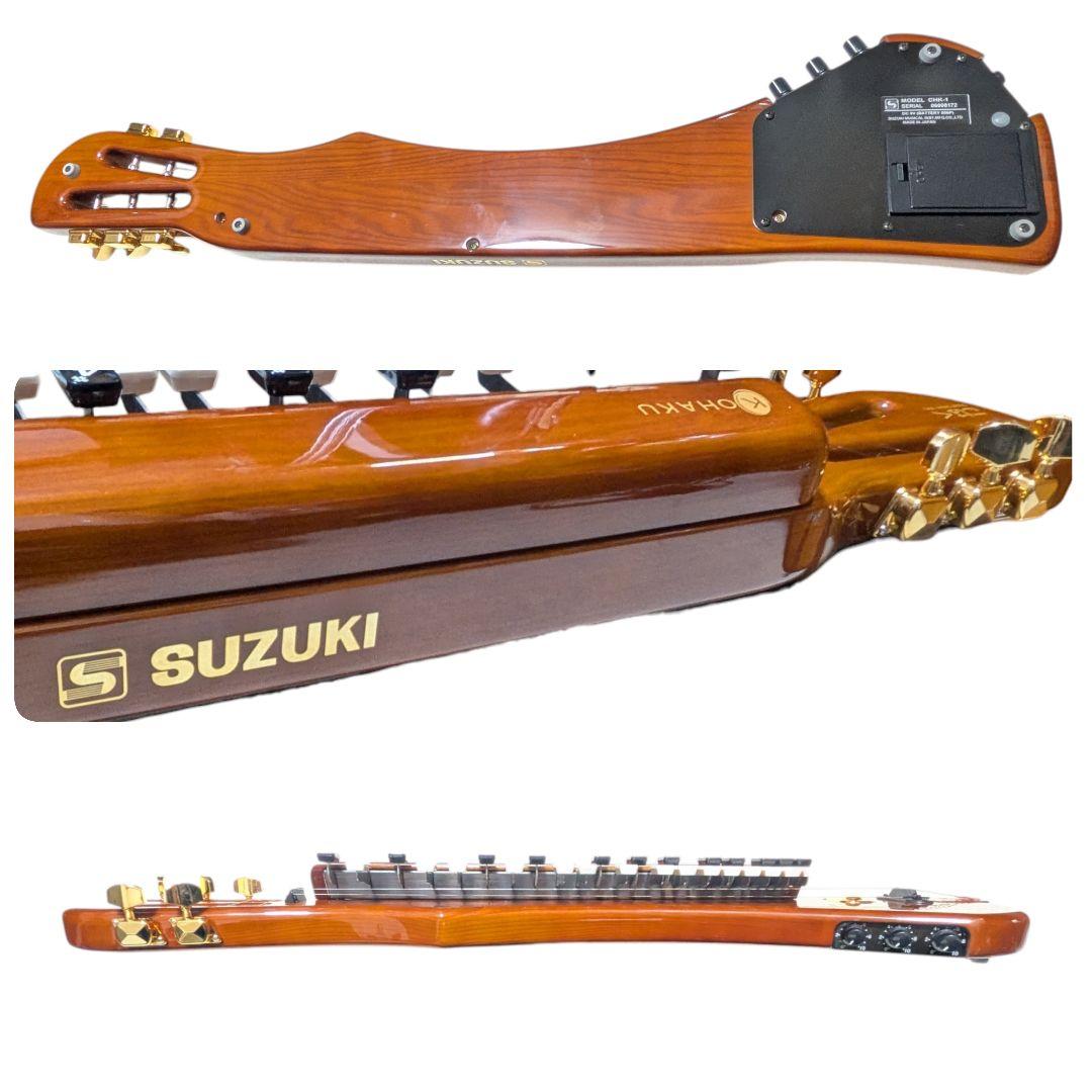 ほぼ未使用 鈴木 こはく 電子 大正琴 CHK-1 ケース 付属品付 ソプラノ