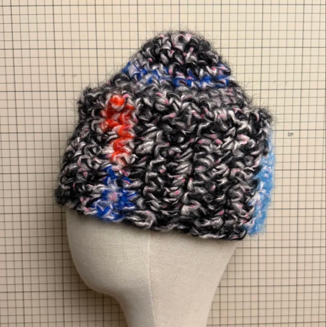 apollonstore モヘアビーニー ニット帽 マルチカラー sillage