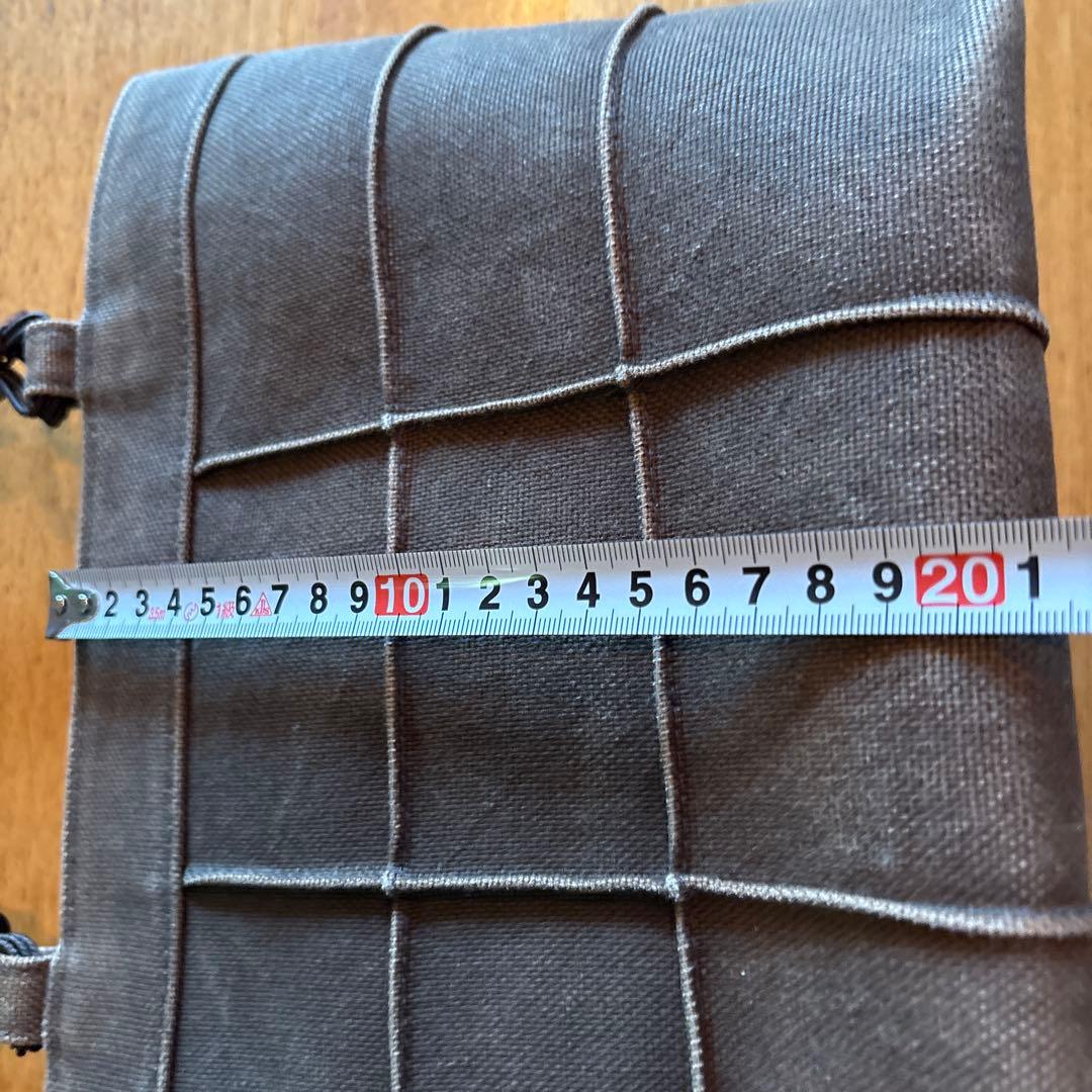 ブラウン酒袋柿渋染めバッグ