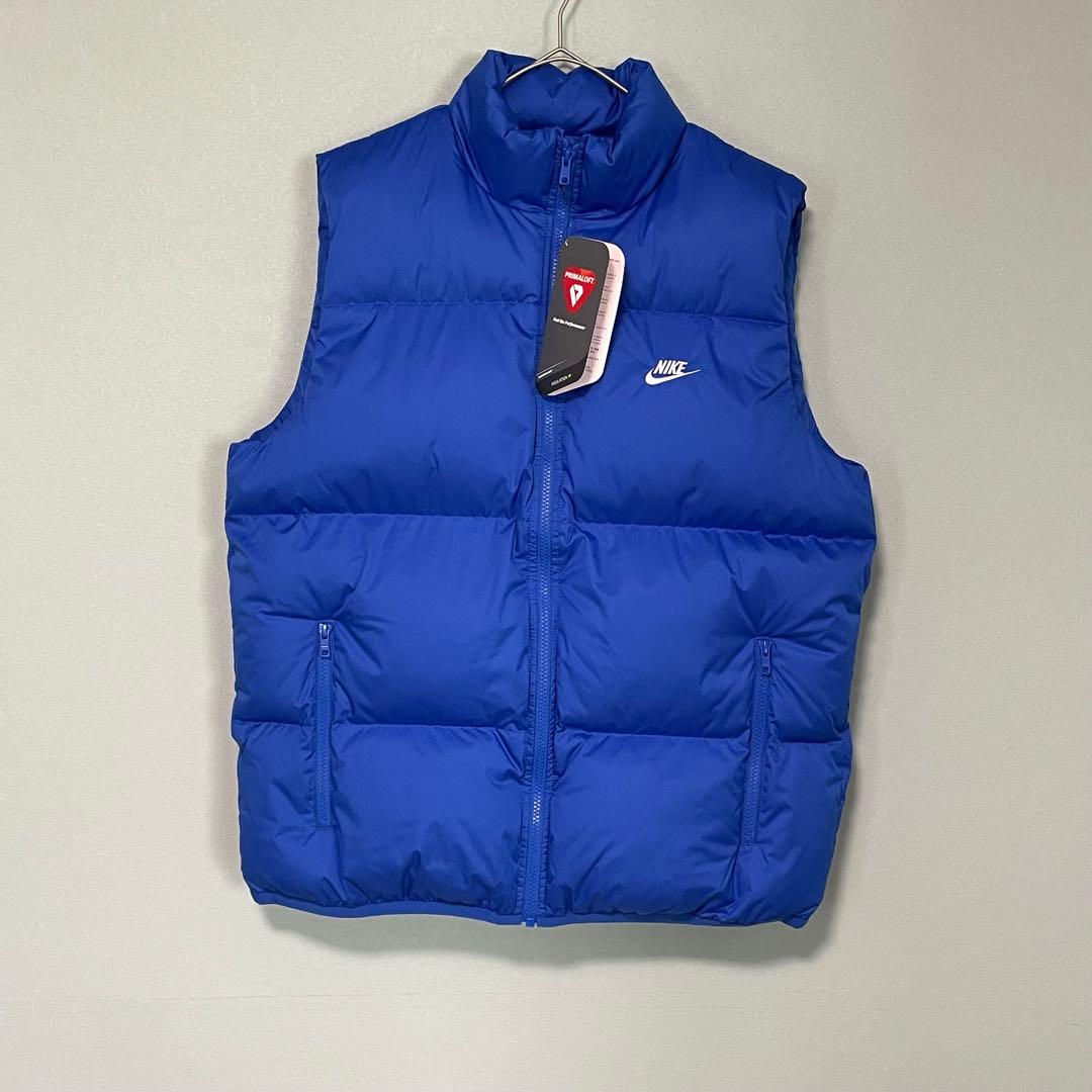 L 新品 ナイキ パファー ベスト 中綿 プリマロフト ダウンベスト メンズ
