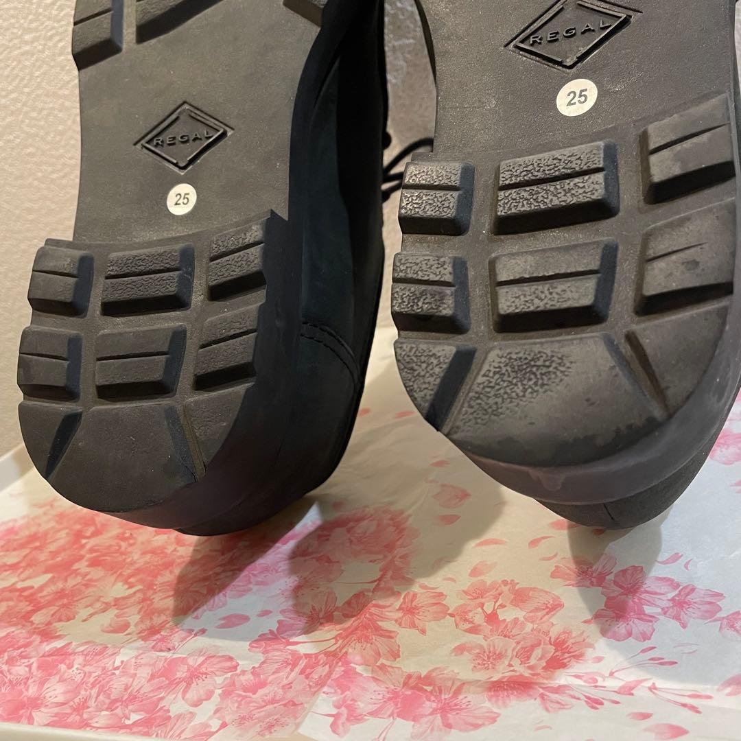 美品!REGAL GORE-TEX チロリアン 革靴 ビジネスシューズ25㎝黒
