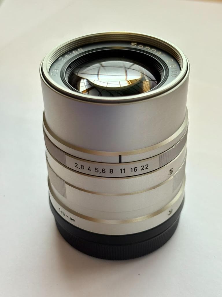 【極上】 Carl Zeiss T* Sonnar 2.8/90 単焦点レンズ