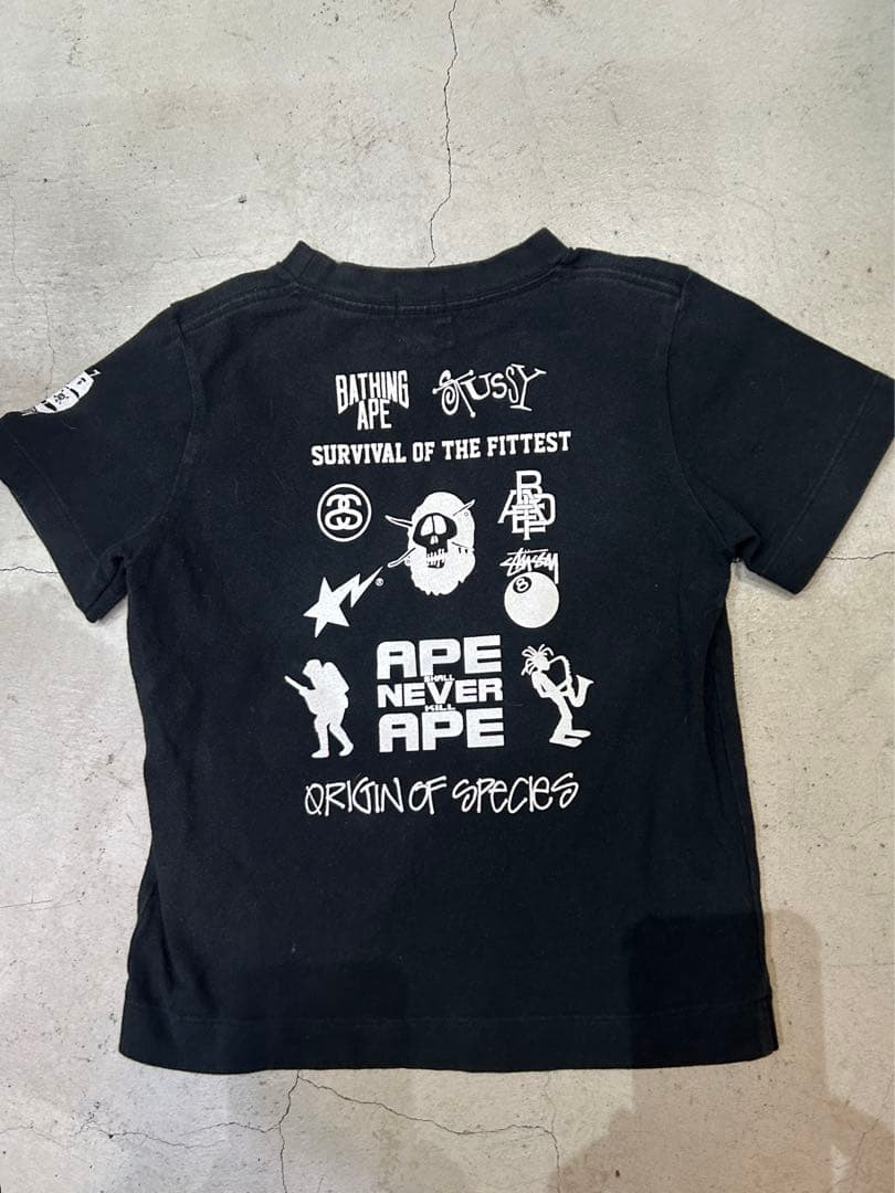 BAPE110ステューシー×アベイシングエイプ 限定コラボ stussy