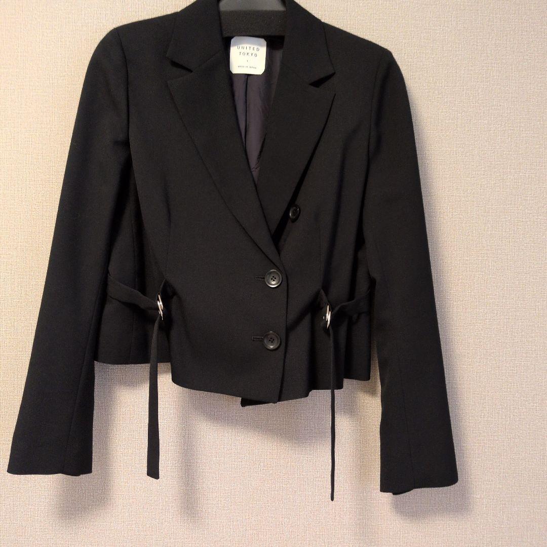 UNITED TOKYO ブラック テーラドジャケット サイズ1