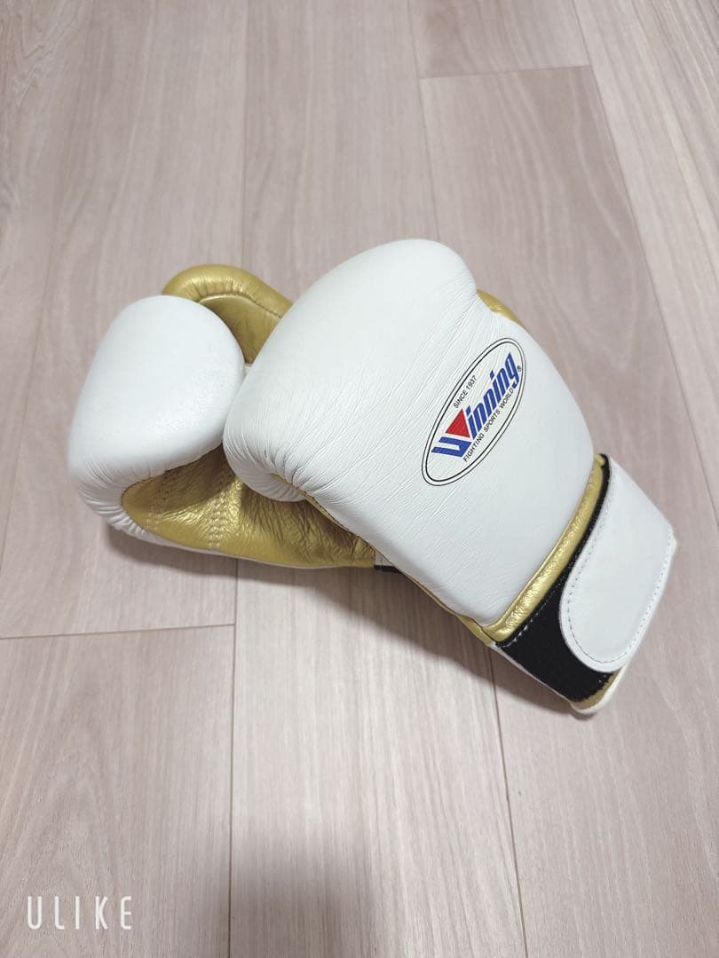 Winning ボクシンググローブ ホワイト/ゴールド