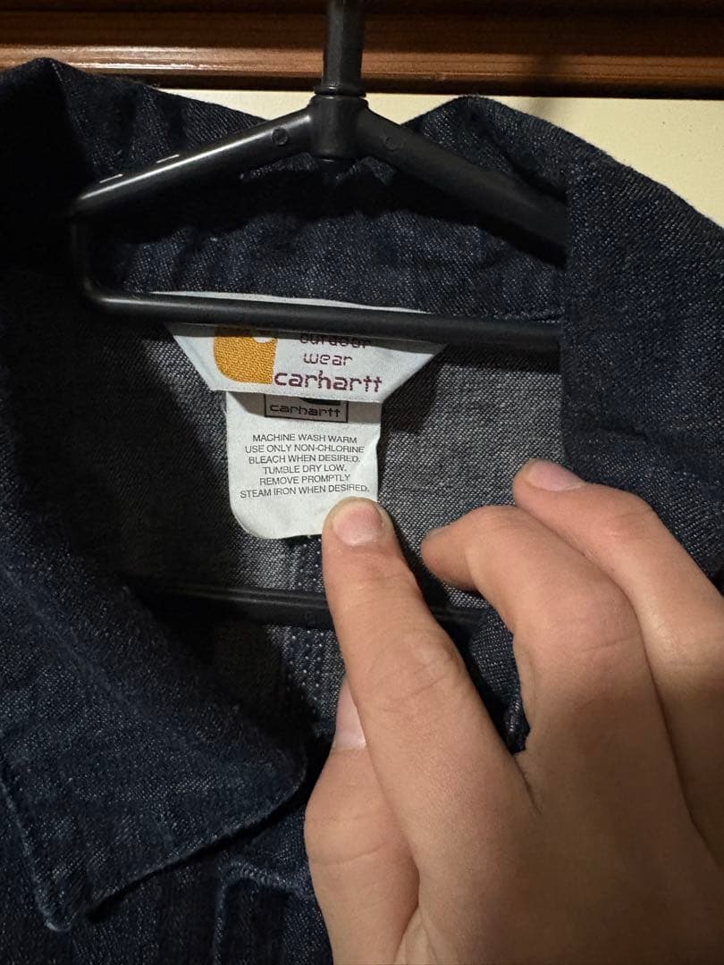 ぼ*ぶ様 carhartt デニムカバーオール　90s エドウィン期