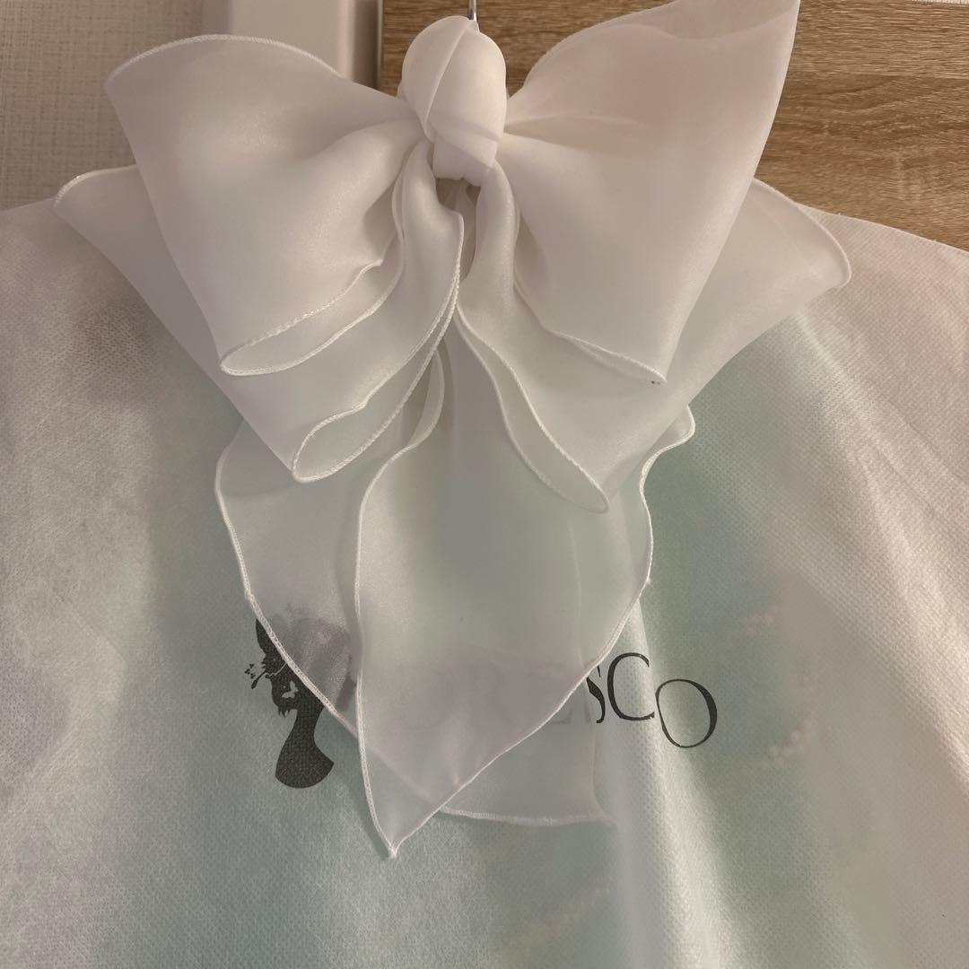 ドレスコ　DRESCCO ミントブルージュエリーロングドレス　140cm 美品