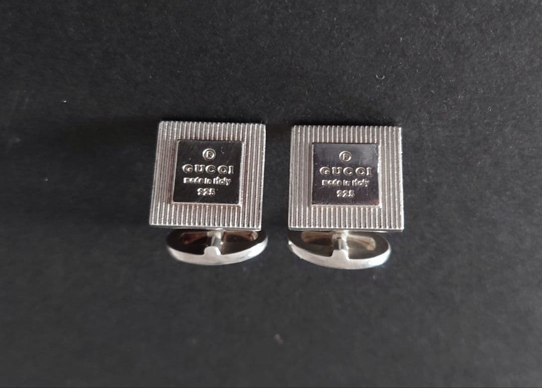 GUCCI グッチ トムフォード期 スターリングシルバー 925 カフリンクス