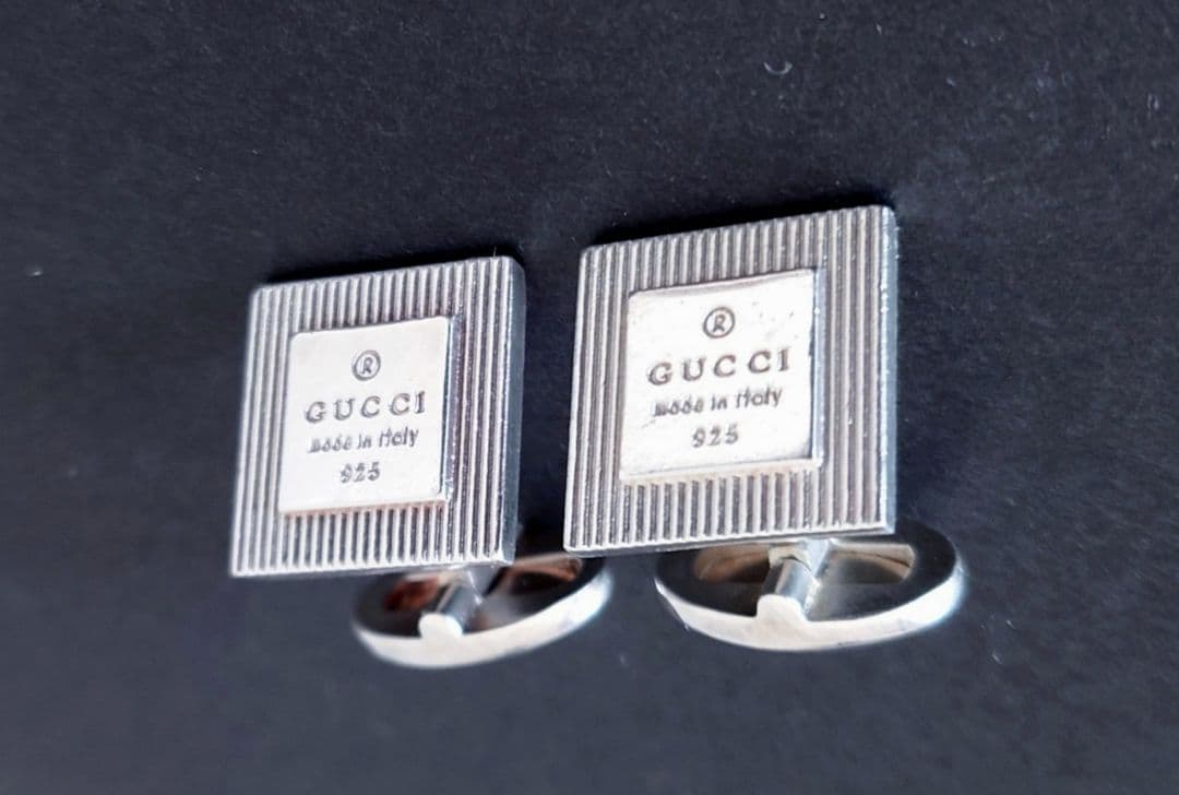 GUCCI グッチ トムフォード期 スターリングシルバー 925 カフリンクス