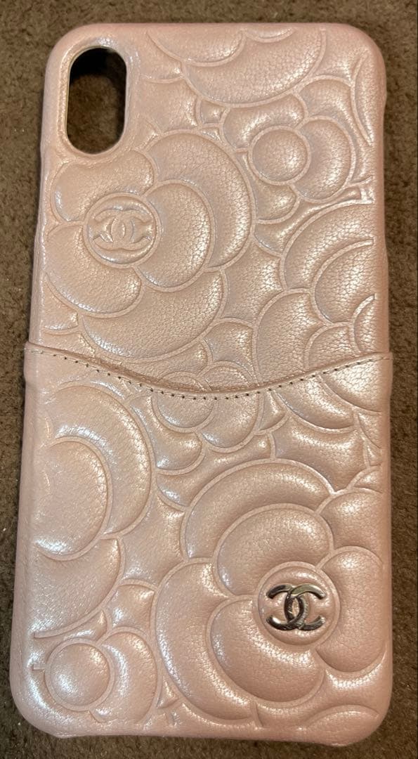 CHANEL iphoneケース XSMAX ピンク カメリア