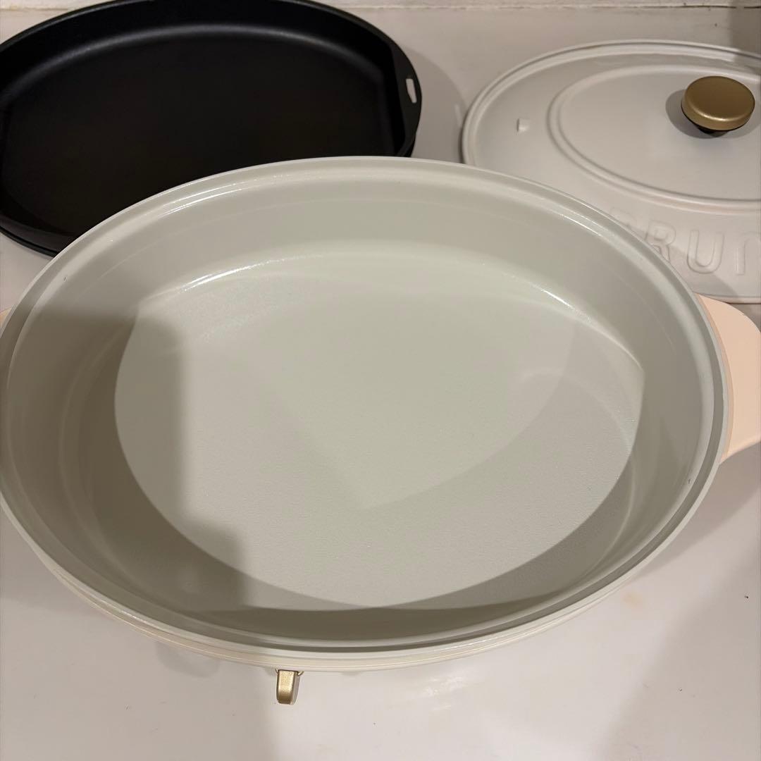 BRUNO ホットプレート 蓋付き オーバル型