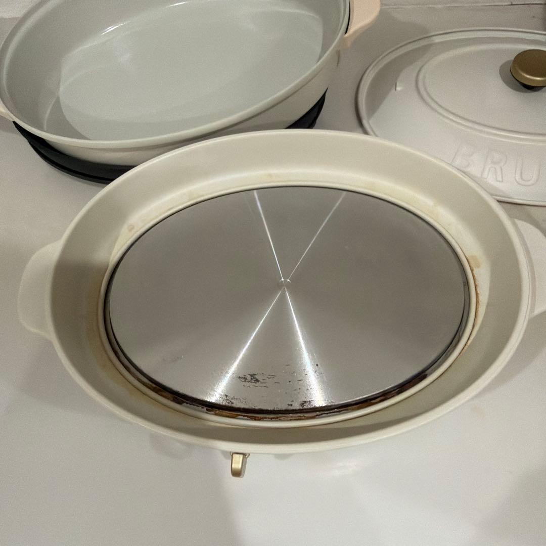 BRUNO ホットプレート 蓋付き オーバル型