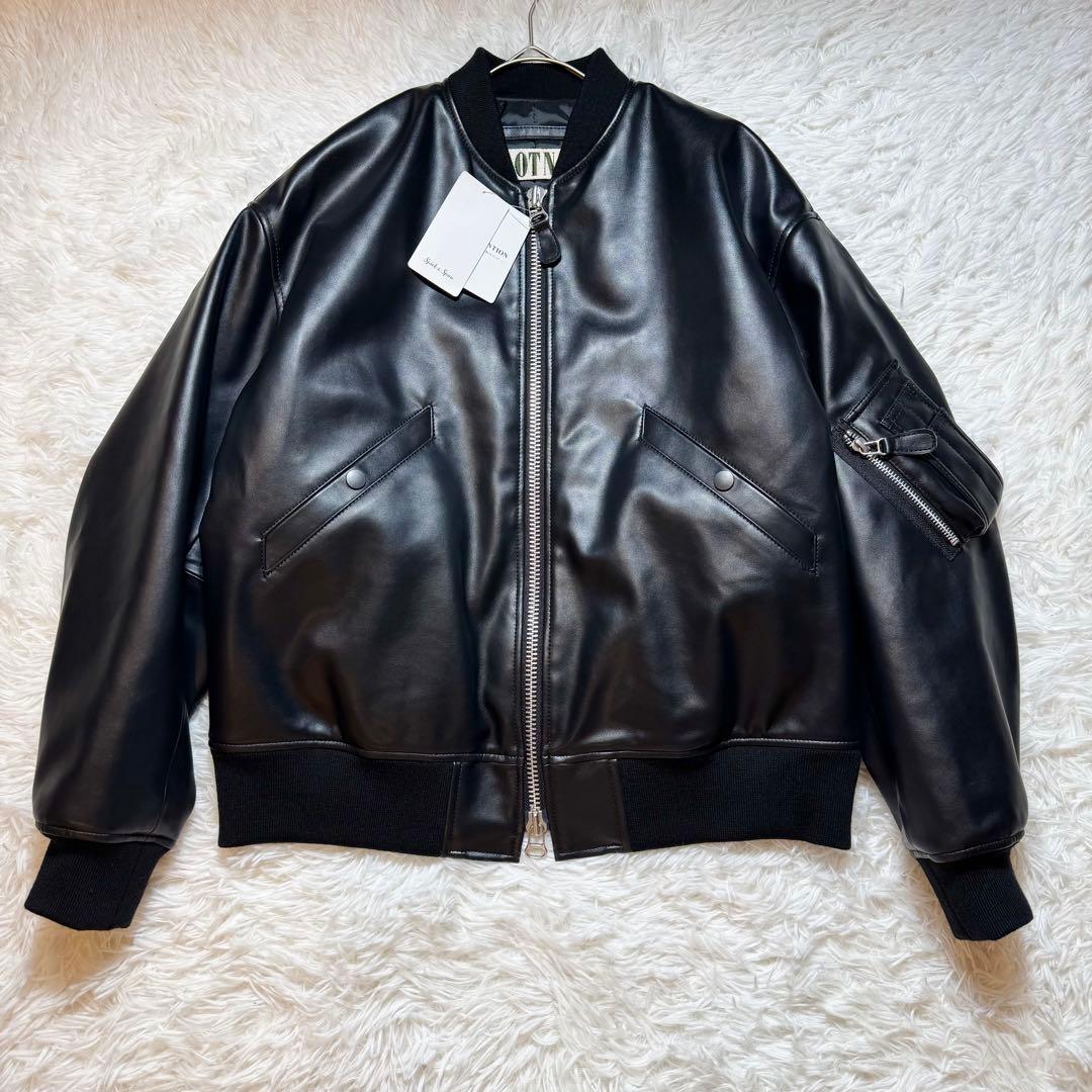 sun2018様未使用タグ付き スピックアンドスパン 24年モデル フェイクレザ