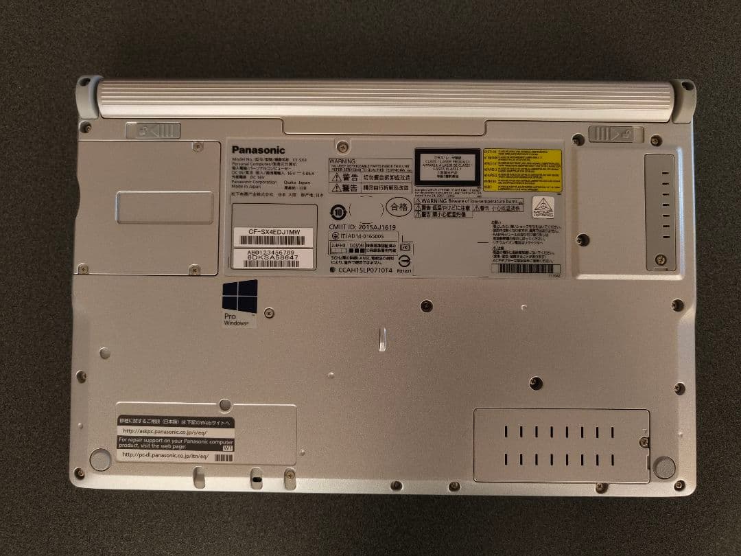 希少＆使用時間極少　Let'snote CF-SX4 アジアモデル US配列