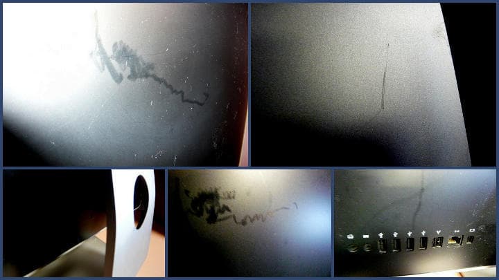 apple imac 2009 24インチ　osx10.10.5 スタンド曲がり