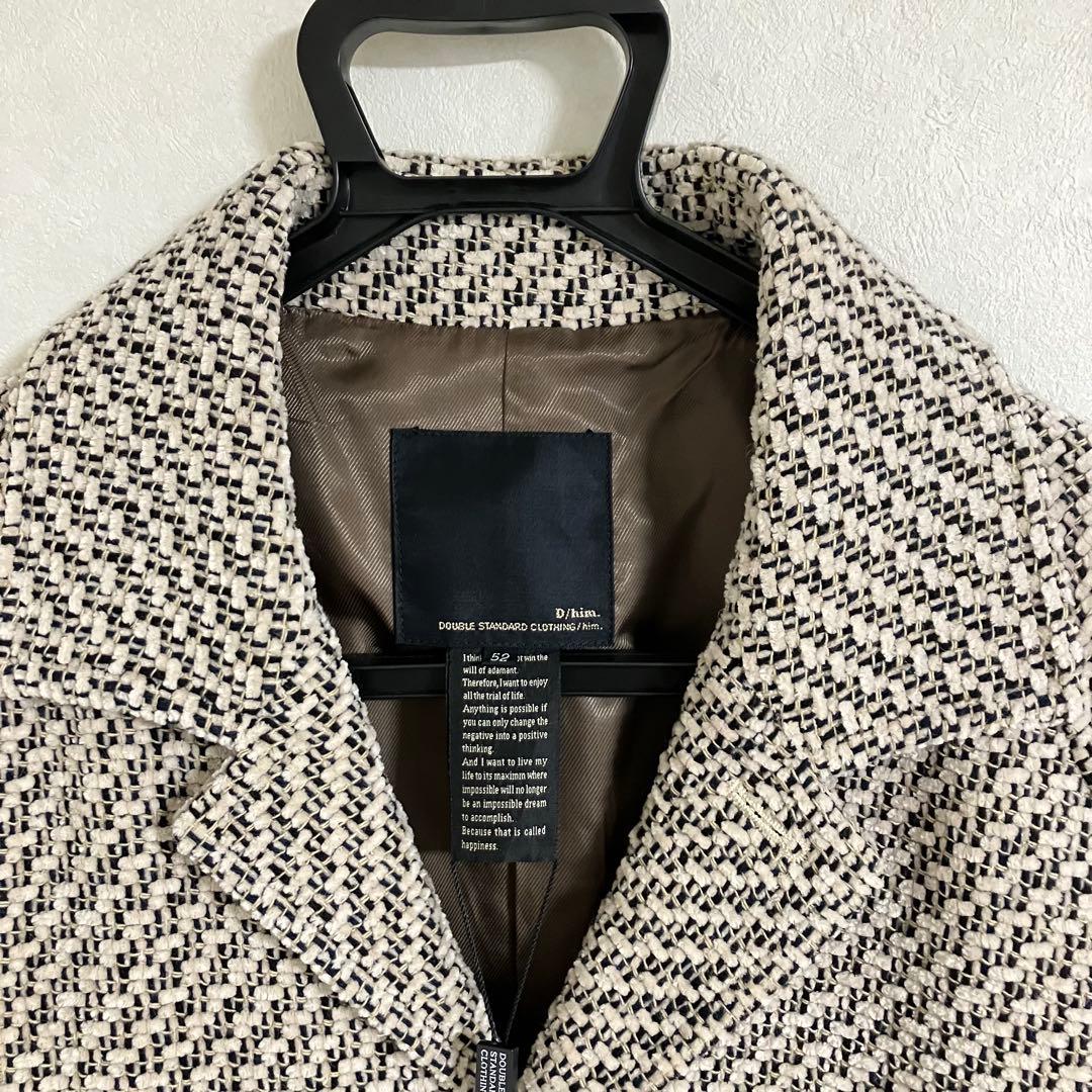 未使用　D/him ディーヒム　ダブスタ　モッズコート 52 LL