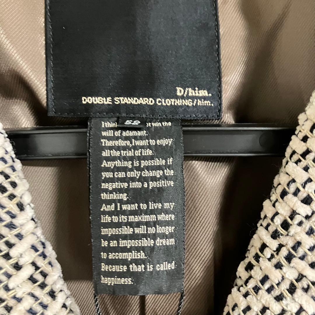 未使用　D/him ディーヒム　ダブスタ　モッズコート 52 LL