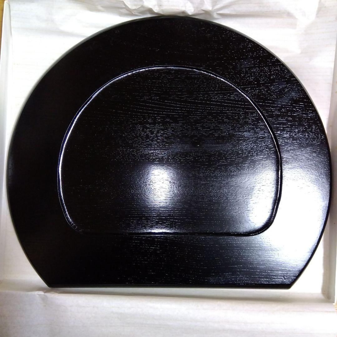 【ミクさん専用】欅半月盆2枚　現代漆工芸品 くらふとくらぶ八の蔵