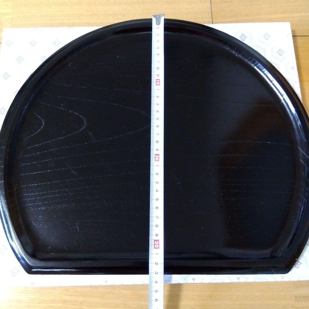 【ミクさん専用】欅半月盆2枚　現代漆工芸品 くらふとくらぶ八の蔵