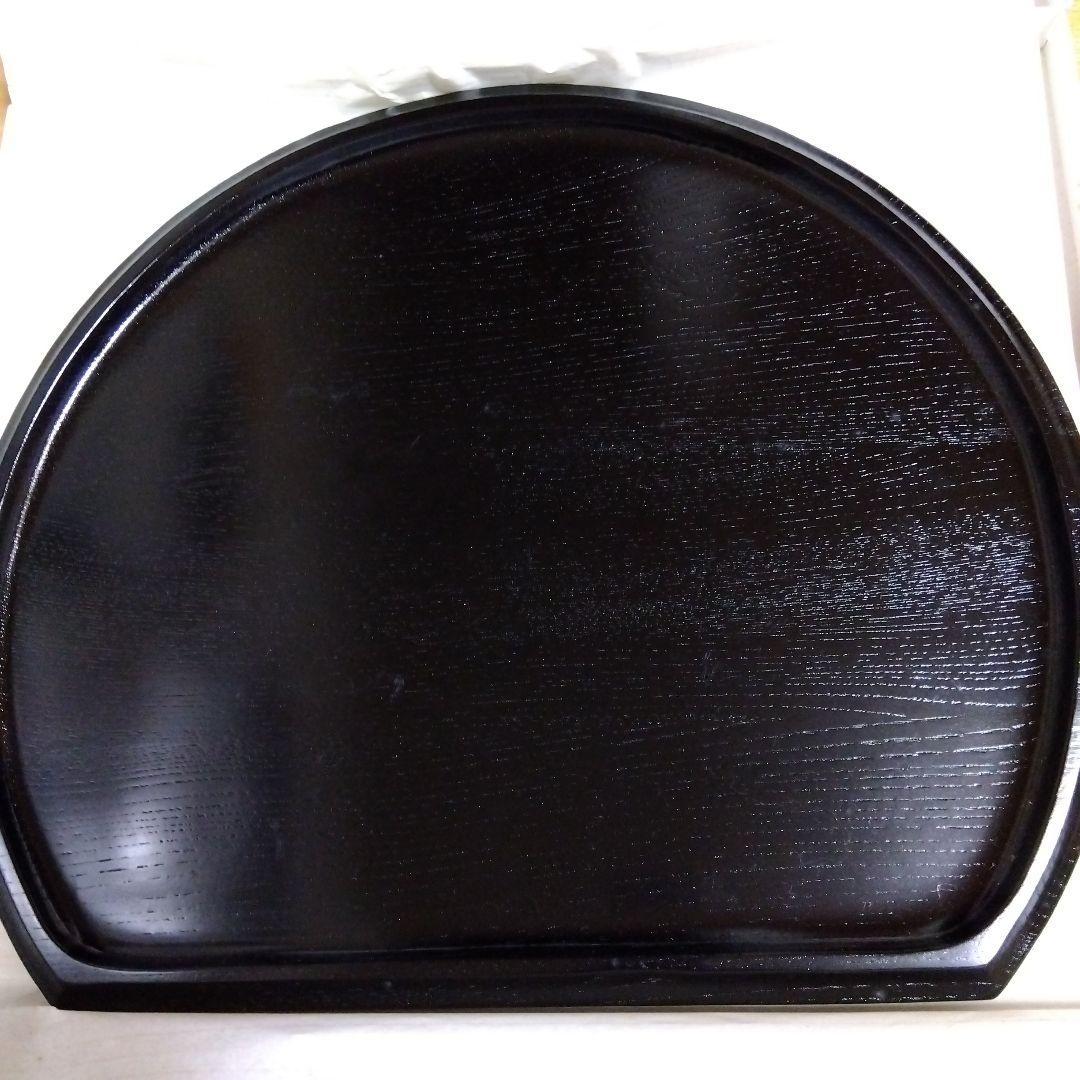 【ミクさん専用】欅半月盆2枚　現代漆工芸品 くらふとくらぶ八の蔵