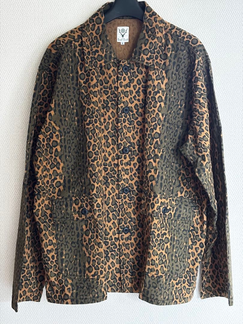 【美品】South2 West8 レオパード柄 カバーオール S ネペンテス