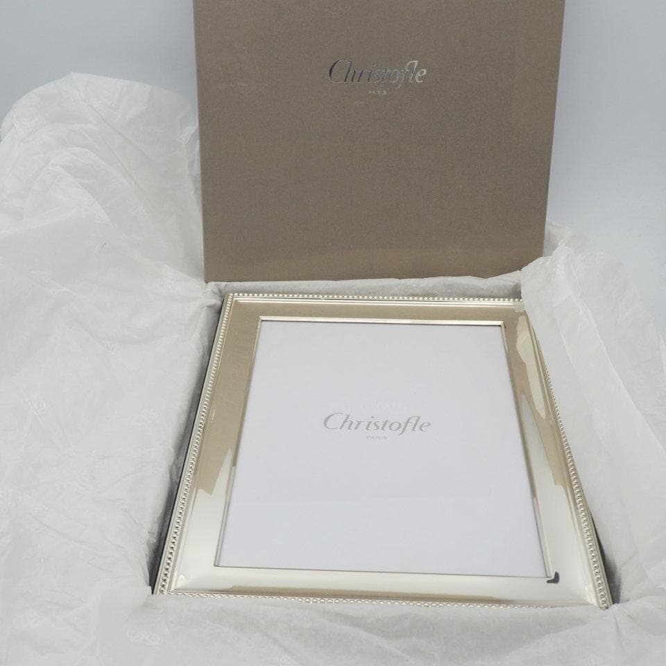 Christofle クリストフル パール 大型フォトフレーム 写真立て