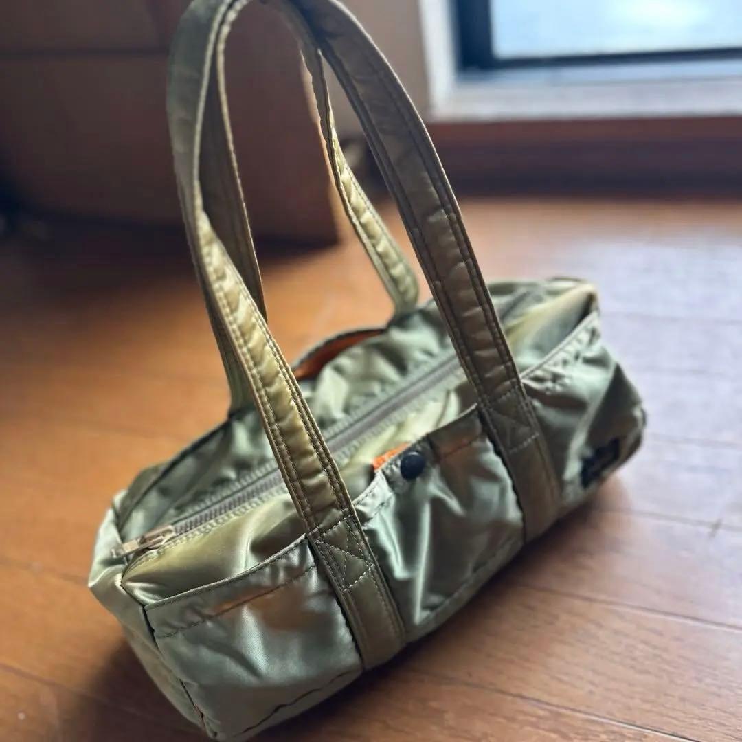 PORTER タンカー ミニボストンバッグ セージグリーン