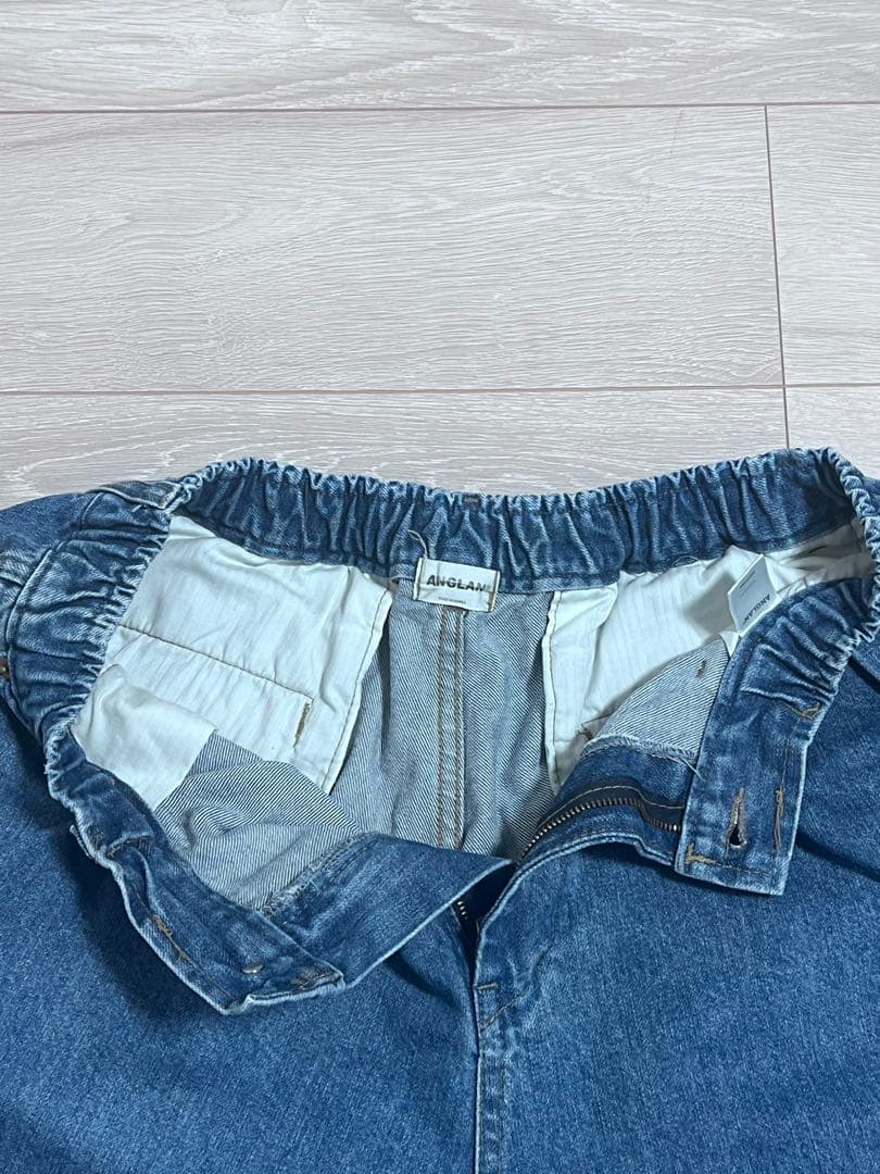 パンツ ANGLAN-Stone Vintage Denim Balloon Pant