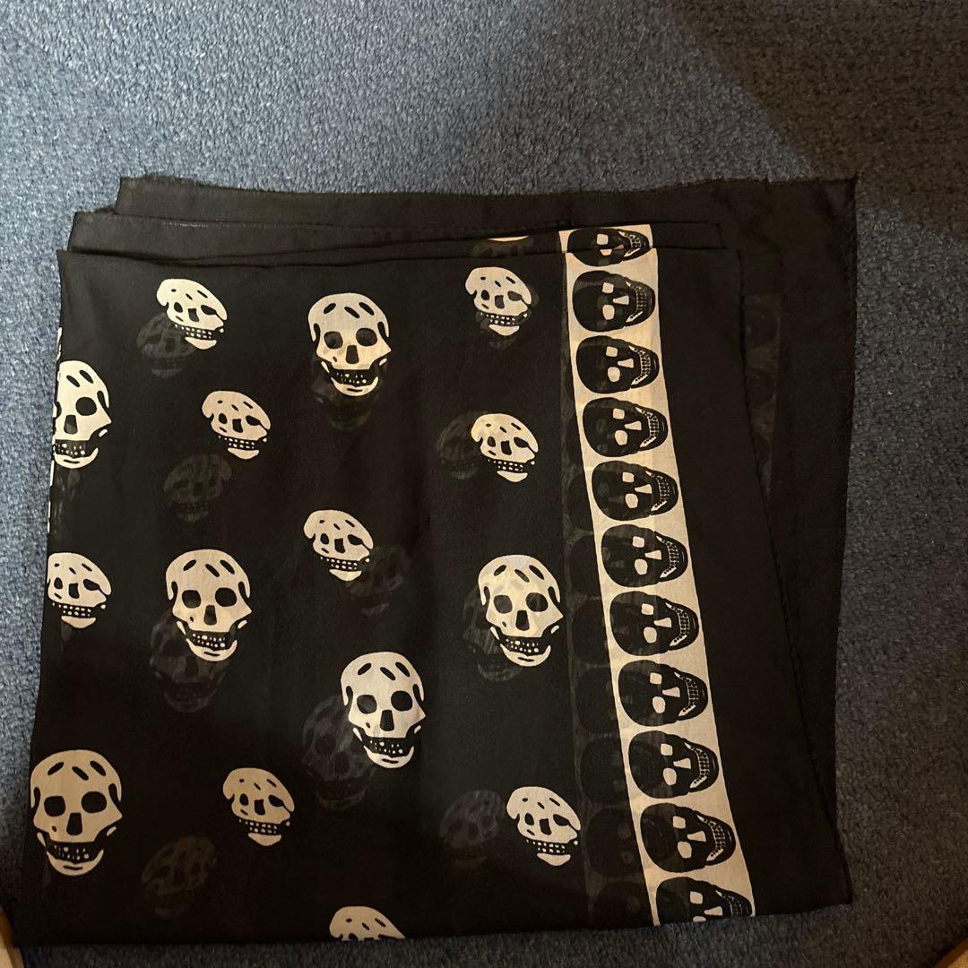 アレキサンダーマックイーン　マフラー　ストール　スカーフ　y2k vintage