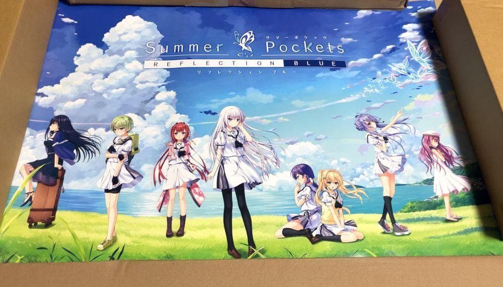 9枚 公式ポスター Summer Pockets REFLECTION BLUE